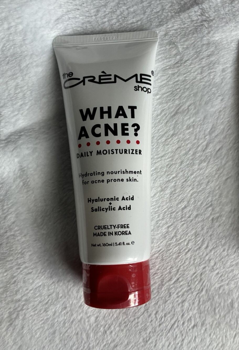The Crème Shop What Acne? Moisturizer Hyaluronic Acid Salicylic Acid 160ml